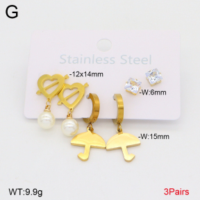 2E4005128ablb-698  Stainless Steel Earrings