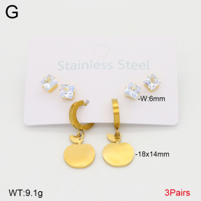 2E4005132ablb-698  Stainless Steel Earrings