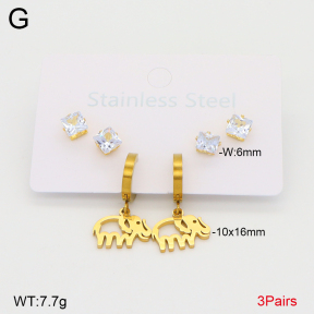 2E4005133ablb-698  Stainless Steel Earrings