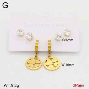 2E4005134ablb-698  Stainless Steel Earrings