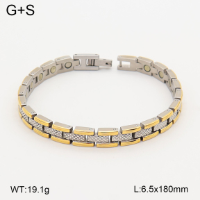 2B2005777aima-763  Titanium  Stainless Steel Bracelet