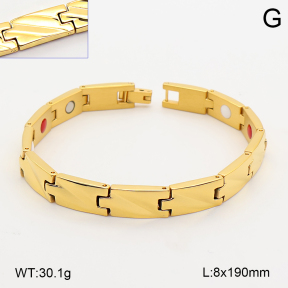 2B2005796aima-763  Titanium  Stainless Steel Bracelet