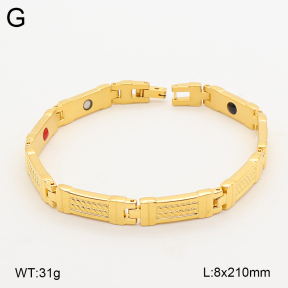 2B2005810aima-763  Titanium  Stainless Steel Bracelet