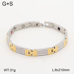 2B2005811aima-763  Titanium  Stainless Steel Bracelet