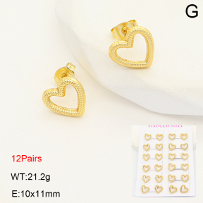 2E2007081vhpi-446  Stainless Steel Earrings