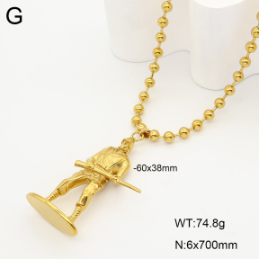 2N2009000bika-741  Stainless Steel Necklace