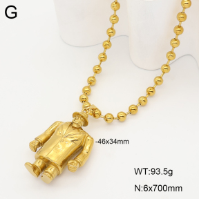 2N2009010bika-741  Stainless Steel Necklace