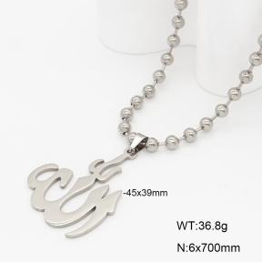 2N2009018bbov-741  Stainless Steel Necklace
