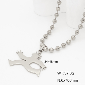 2N2009024bbov-741  Stainless Steel Necklace