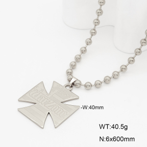 2N2009026bbov-741  Stainless Steel Necklace