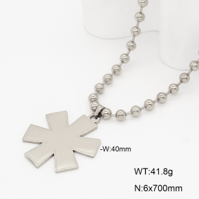 2N2009036bbov-741  Stainless Steel Necklace