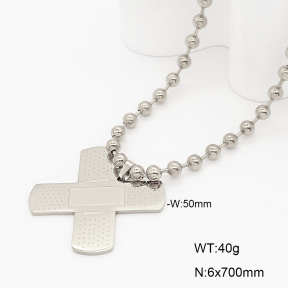 2N2009038bbov-741  Stainless Steel Necklace