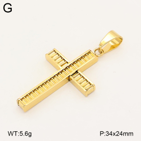 2P2006484abol-436  Stainless Steel Pendant