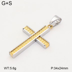 2P2006487abol-436  Stainless Steel Pendant