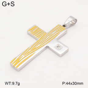 2P4001864bbml-436  Stainless Steel Pendant