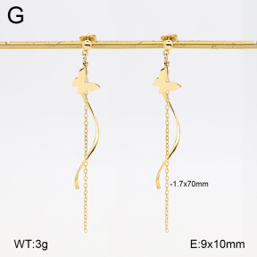 2E2007096bbml-434  Stainless Steel Earrings