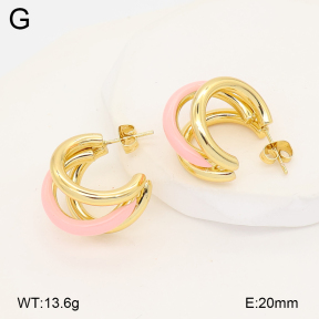 2E3004122bbml-434  Stainless Steel Earrings