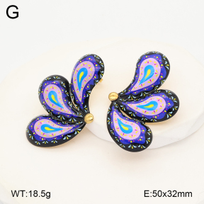 2E3004130bhbl-434  Stainless Steel Earrings