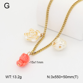 2N3003423bbml-212  Stainless Steel Necklace