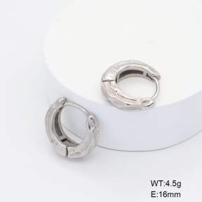 6E2007451bhva-106D  316 SS,Handmade Polished  Stainless Steel Earrings
