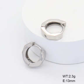 6E2007455bhva-106D  316 SS,Handmade Polished  Stainless Steel Earrings