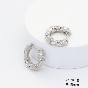 6E2007459bhva-106D  316 SS,Handmade Polished  Stainless Steel Earrings
