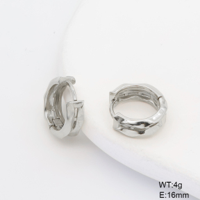 6E2007463bhva-106D  316 SS,Handmade Polished  Stainless Steel Earrings