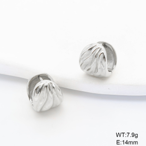 6E2007471bhva-106D  316 SS,Handmade Polished  Stainless Steel Earrings