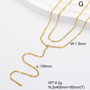 6N2005258abol-908  14K PVD  Stainless Steel Necklace