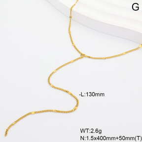 6N2005260bbml-908  14K PVD  Stainless Steel Necklace