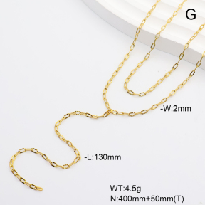 6N2005262abol-908  14K PVD  Stainless Steel Necklace