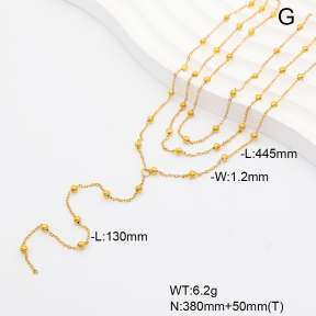 6N2005278bhia-908  18K PVD  Stainless Steel Necklace