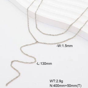 6N2005283bbov-908  Stainless Steel Necklace