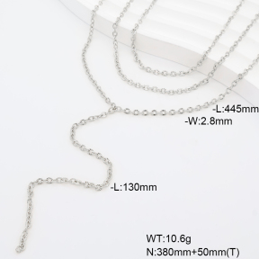 6N2005285bbov-908  Stainless Steel Necklace