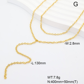 6N2005286abol-908  14K PVD  Stainless Steel Necklace
