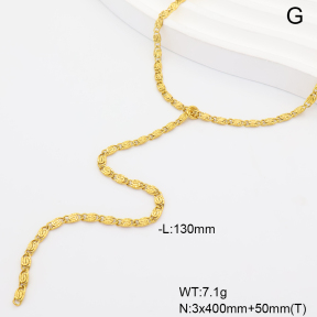 6N2005290abol-908  14K PVD  Stainless Steel Necklace