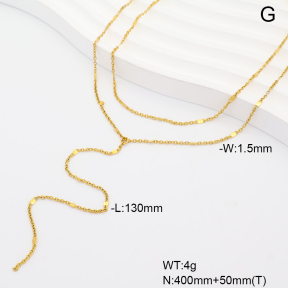 6N2005292abol-908  18K PVD  Stainless Steel Necklace
