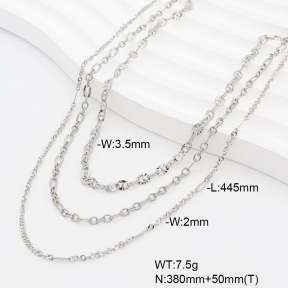 6N2005299vhha-908  Stainless Steel Necklace