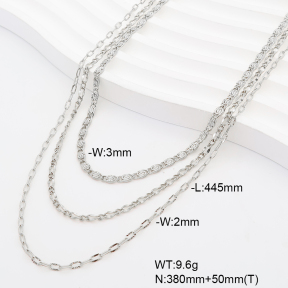 6N2005301bhva-908  Stainless Steel Necklace