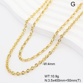 6N2005302bhva-908  14K PVD  Stainless Steel Necklace