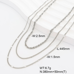 6N2005307vbpb-908  Stainless Steel Necklace