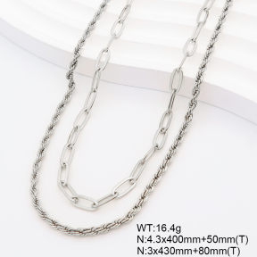 6N2005313bvpl-908  Stainless Steel Necklace
