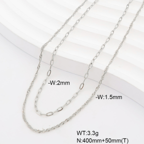 6N2005319bbml-908  Stainless Steel Necklace
