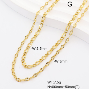 6N2005320bhva-908  14K PVD  Stainless Steel Necklace