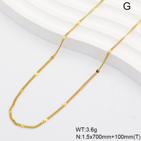 6WC000036bbml-908  14K PVD  Stainless Steel Waist Chain