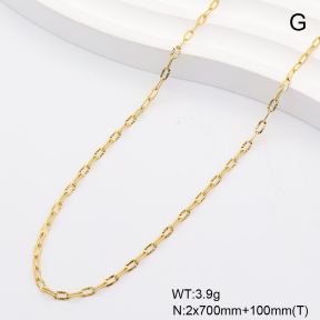 6WC000038bbml-908  14K PVD  Stainless Steel Waist Chain