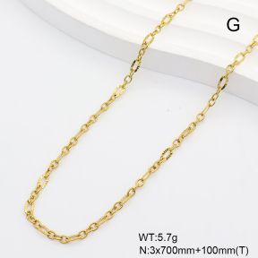 6WC000040abol-908  14K PVD  Stainless Steel Waist Chain