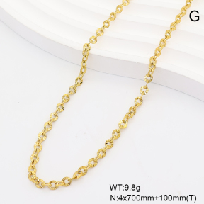6WC000046vbpb-908  14K PVD  Stainless Steel Waist Chain