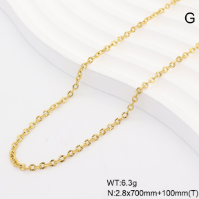 6WC000052bbml-908  14K PVD  Stainless Steel Waist Chain