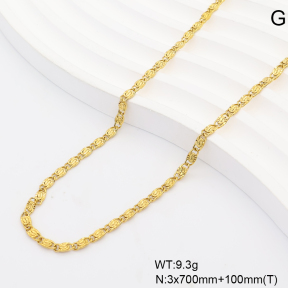 6WC000054bvpl-908  14K PVD  Stainless Steel Waist Chain